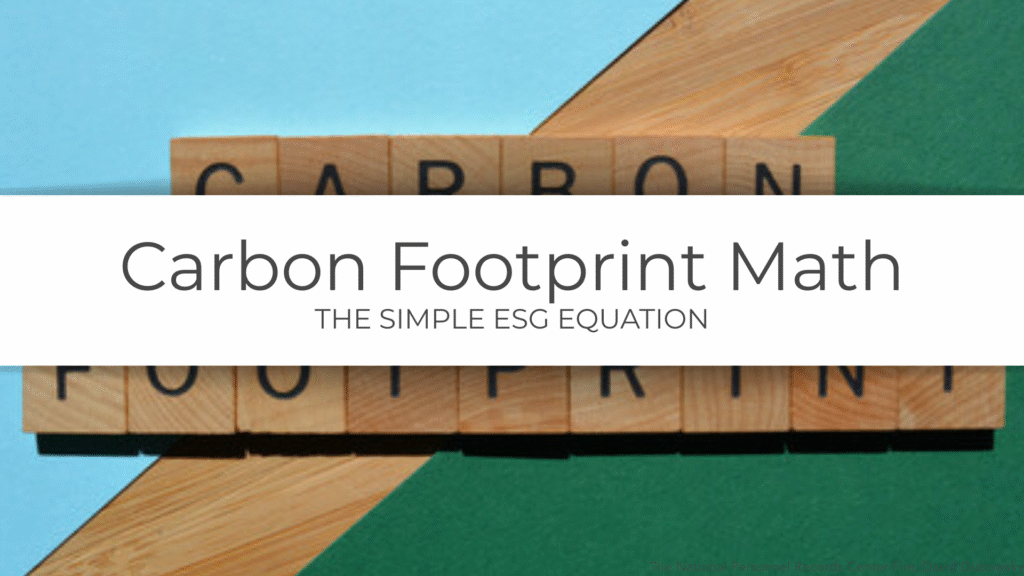 Carbon Footprint Math