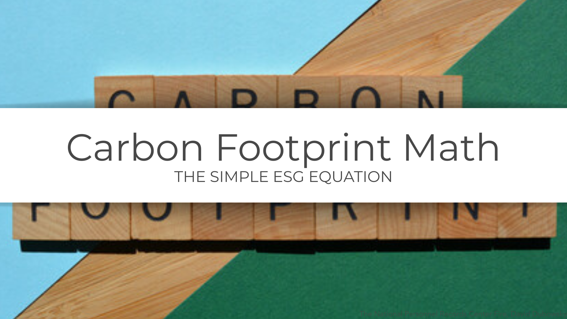 Carbon Footprint Math